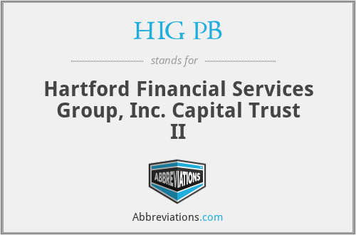 HIG PB - Hartford Financial Services Group, Inc. Capital Trust II